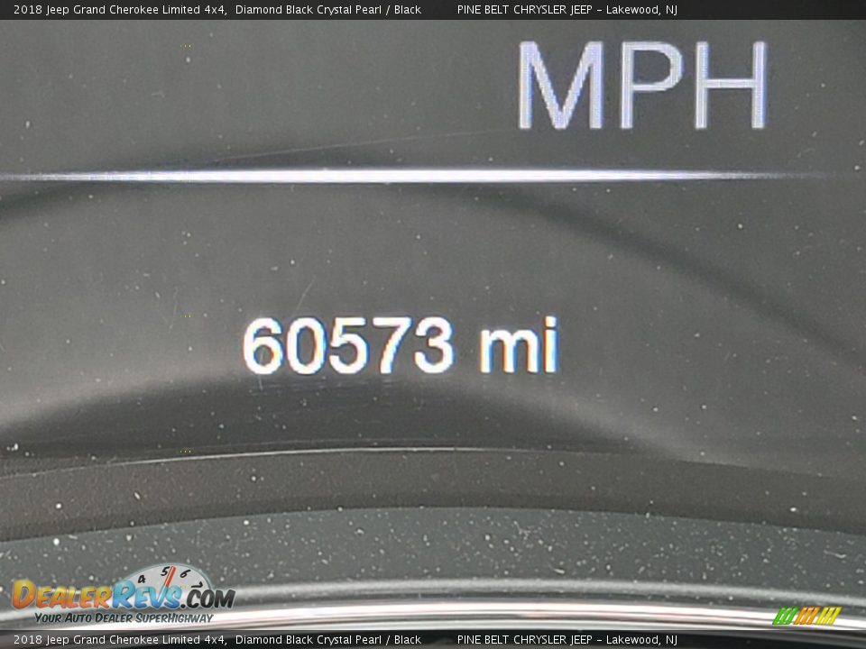 2018 Jeep Grand Cherokee Limited 4x4 Diamond Black Crystal Pearl / Black Photo #7