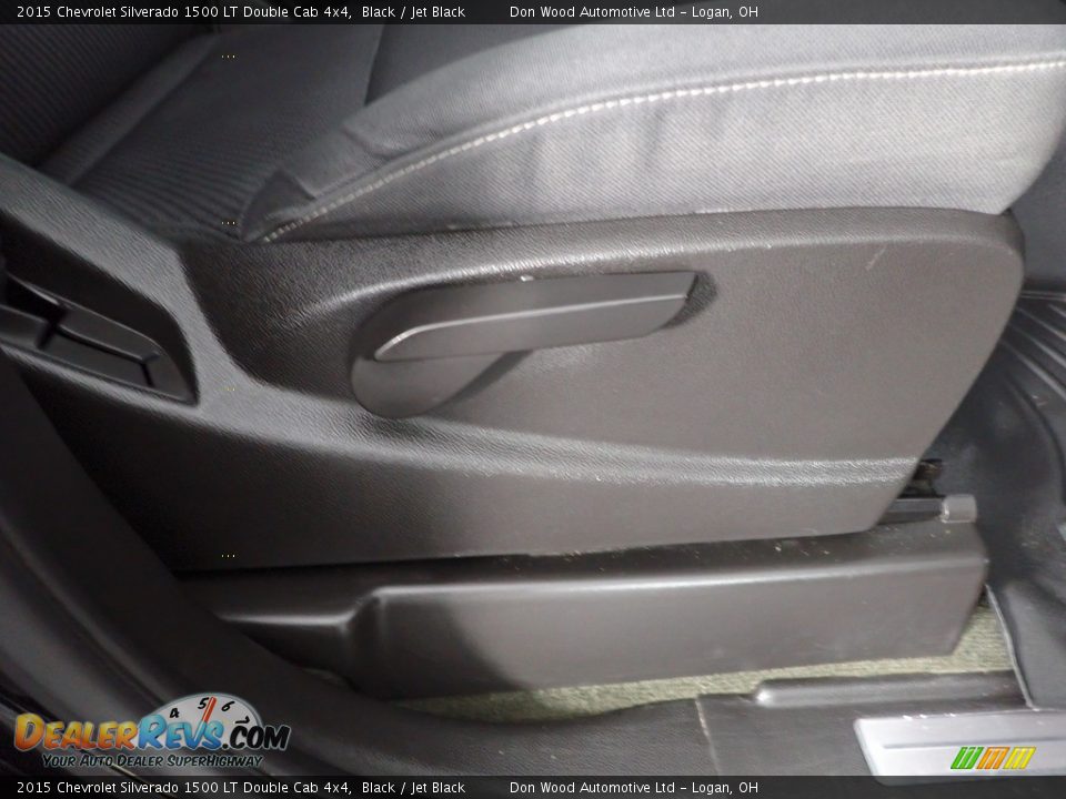 2015 Chevrolet Silverado 1500 LT Double Cab 4x4 Black / Jet Black Photo #31