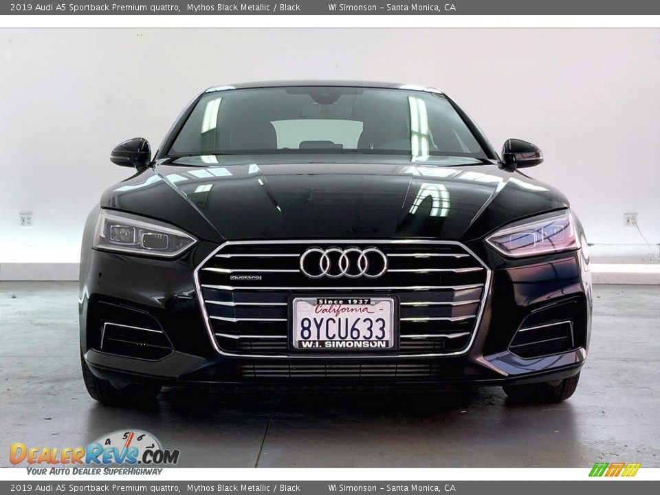 2019 Audi A5 Sportback Premium quattro Mythos Black Metallic / Black Photo #2