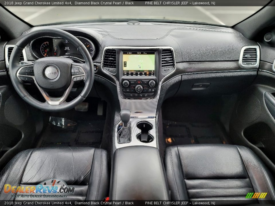 Black Interior - 2018 Jeep Grand Cherokee Limited 4x4 Photo #9