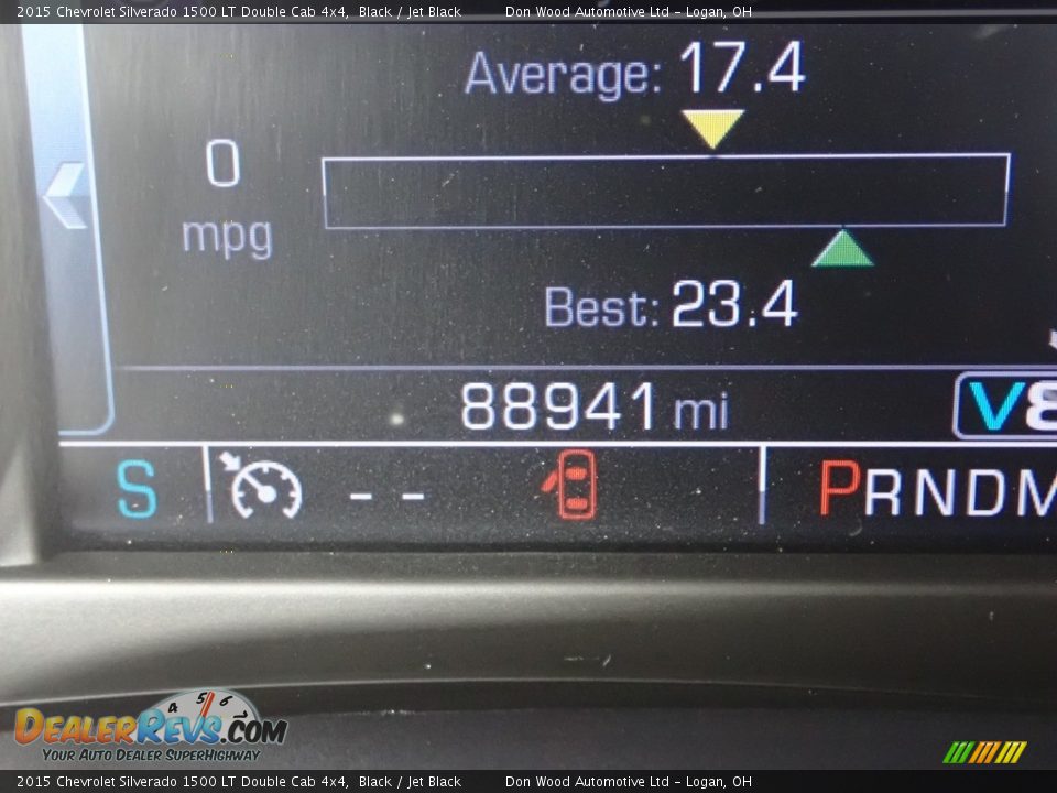 2015 Chevrolet Silverado 1500 LT Double Cab 4x4 Black / Jet Black Photo #35