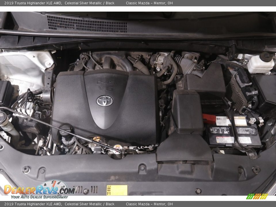 2019 Toyota Highlander XLE AWD Celestial Silver Metallic / Black Photo #21