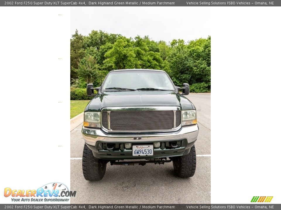 2002 Ford F250 Super Duty XLT SuperCab 4x4 Dark Highland Green Metallic / Medium Parchment Photo #20