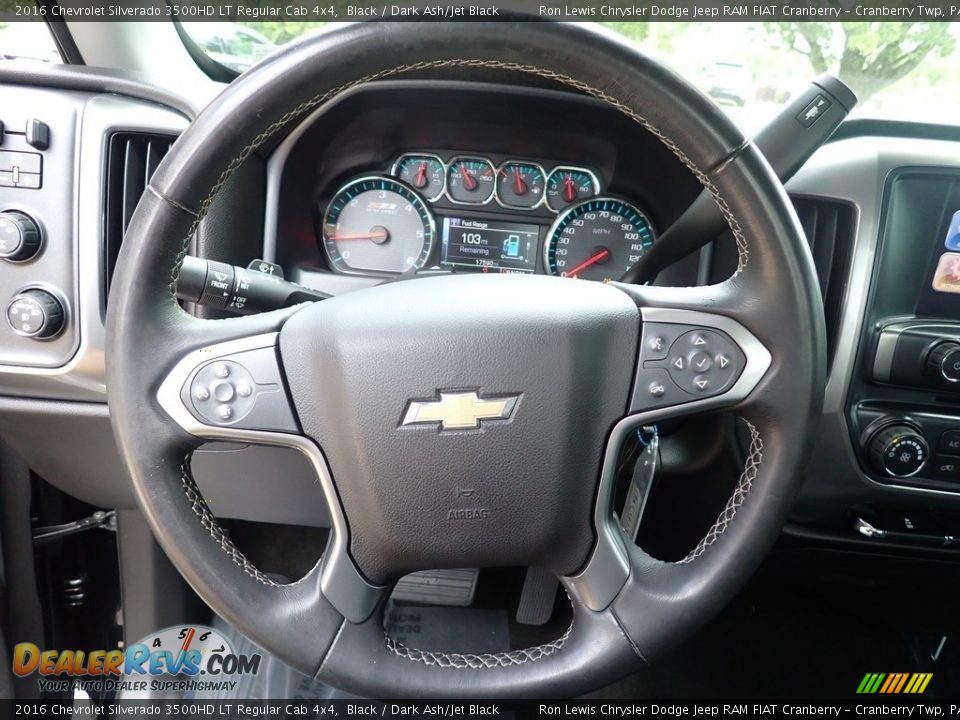 2016 Chevrolet Silverado 3500HD LT Regular Cab 4x4 Steering Wheel Photo #19