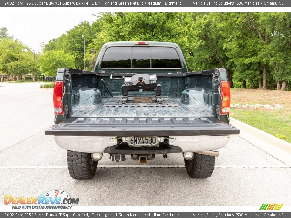 2002 Ford F250 Super Duty XLT SuperCab 4x4 Dark Highland Green Metallic / Medium Parchment Photo #22