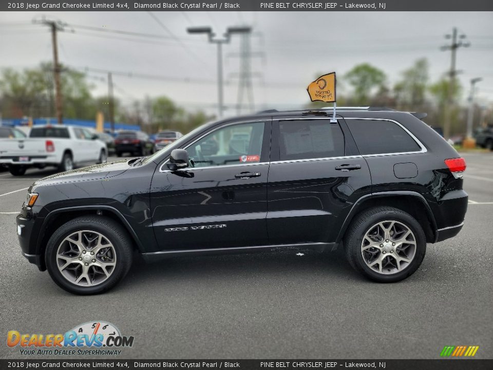 Diamond Black Crystal Pearl 2018 Jeep Grand Cherokee Limited 4x4 Photo #19
