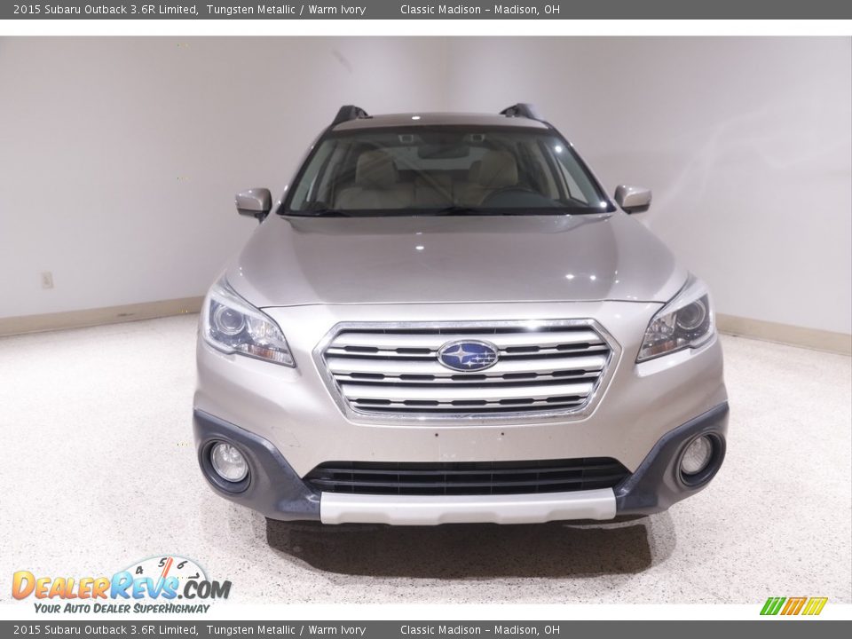 2015 Subaru Outback 3.6R Limited Tungsten Metallic / Warm Ivory Photo #2