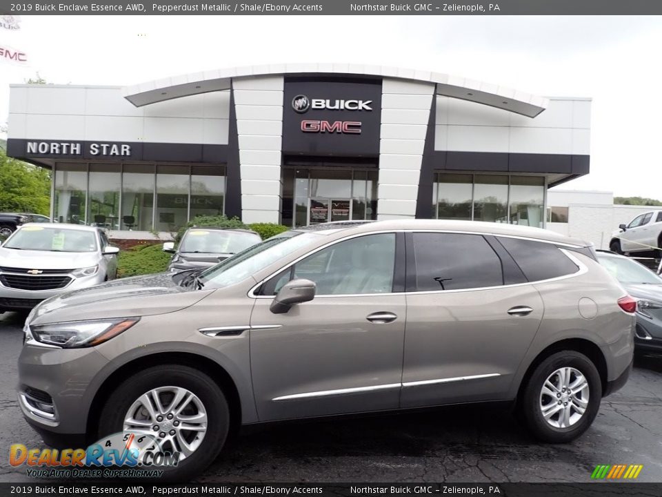 2019 Buick Enclave Essence AWD Pepperdust Metallic / Shale/Ebony Accents Photo #1