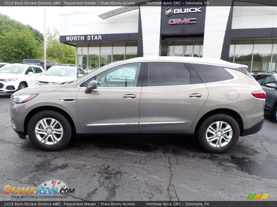 2019 Buick Enclave Essence AWD Pepperdust Metallic / Shale/Ebony Accents Photo #2