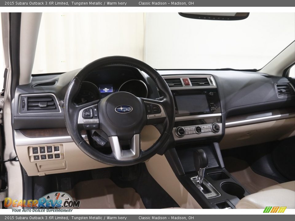 Dashboard of 2015 Subaru Outback 3.6R Limited Photo #6