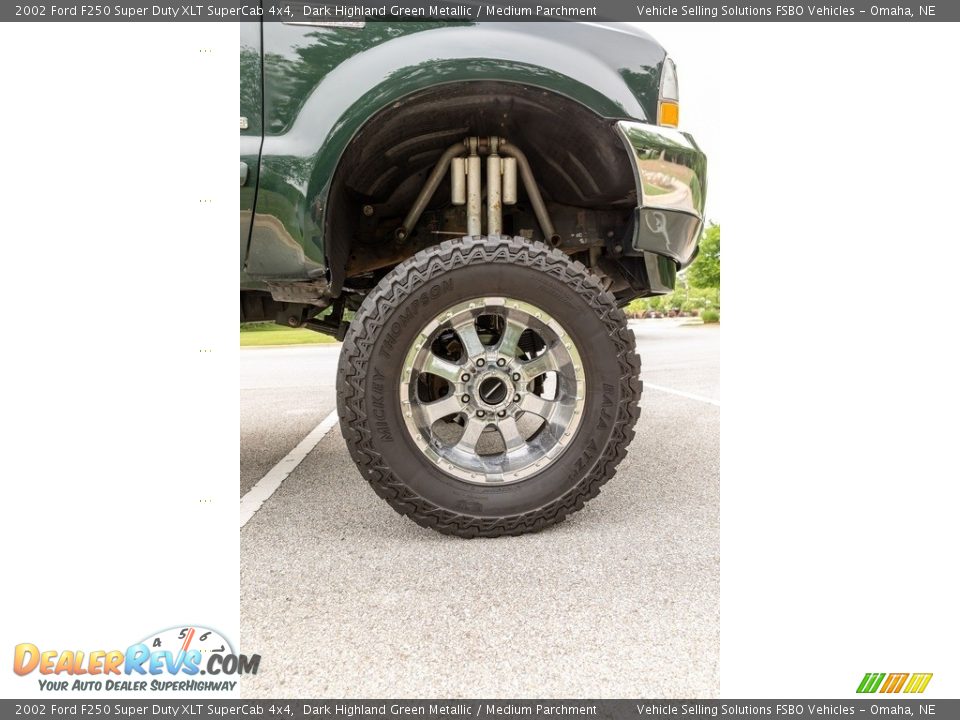 2002 Ford F250 Super Duty XLT SuperCab 4x4 Dark Highland Green Metallic / Medium Parchment Photo #34