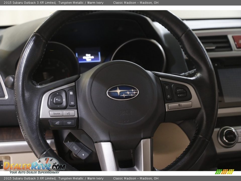 2015 Subaru Outback 3.6R Limited Steering Wheel Photo #7