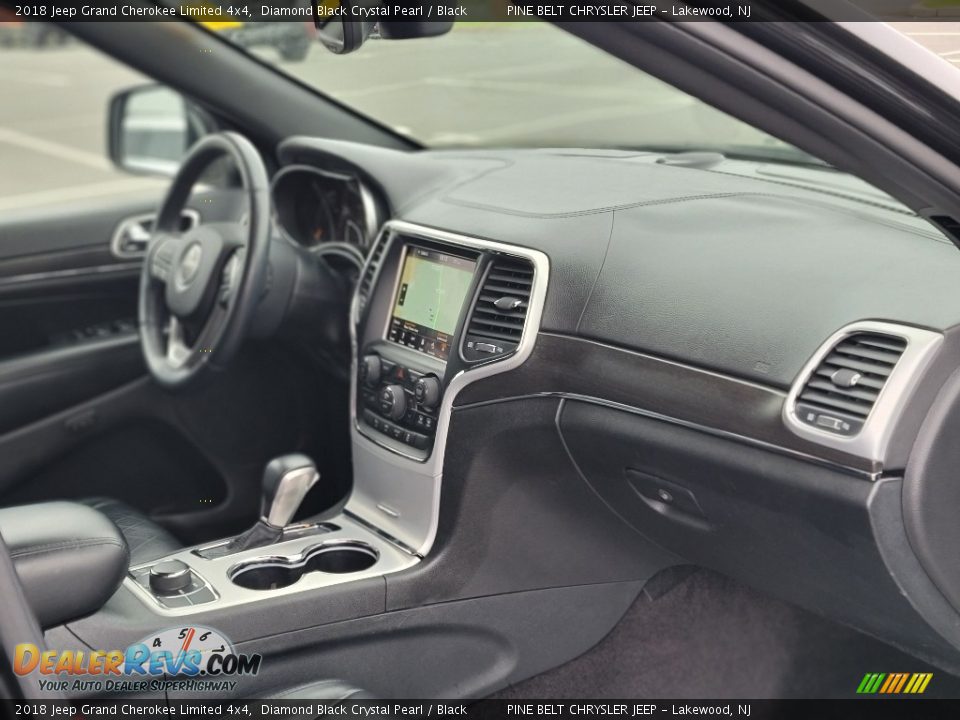 2018 Jeep Grand Cherokee Limited 4x4 Diamond Black Crystal Pearl / Black Photo #26