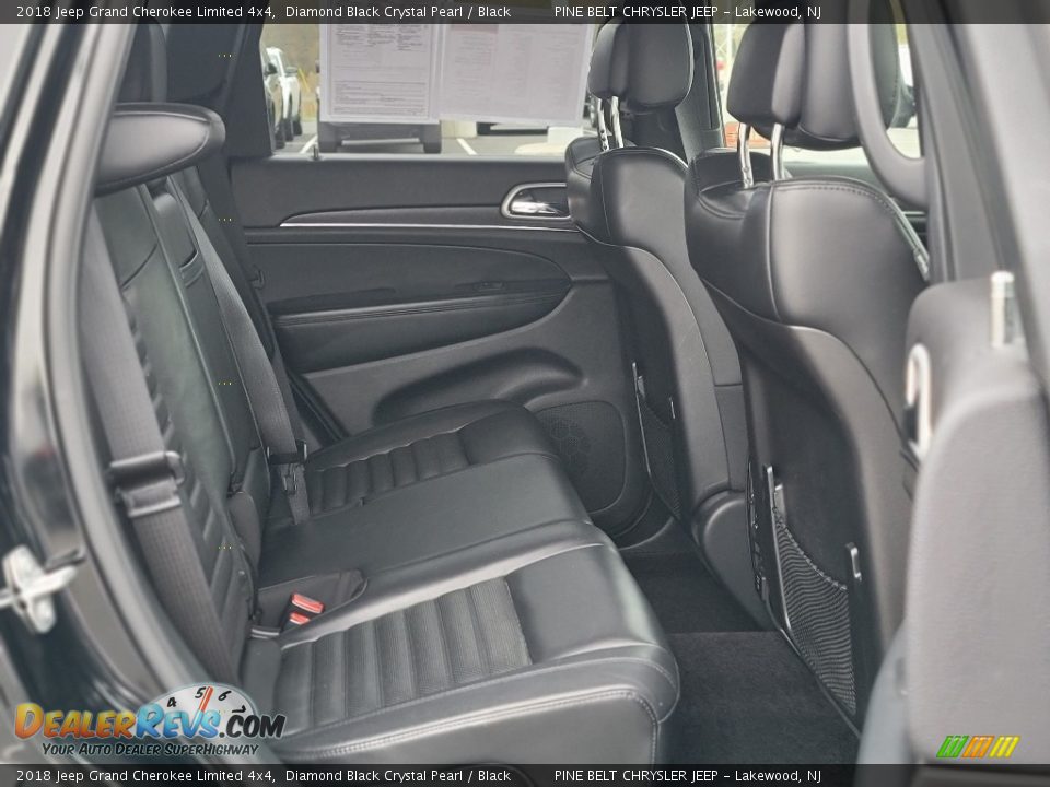 Rear Seat of 2018 Jeep Grand Cherokee Limited 4x4 Photo #29