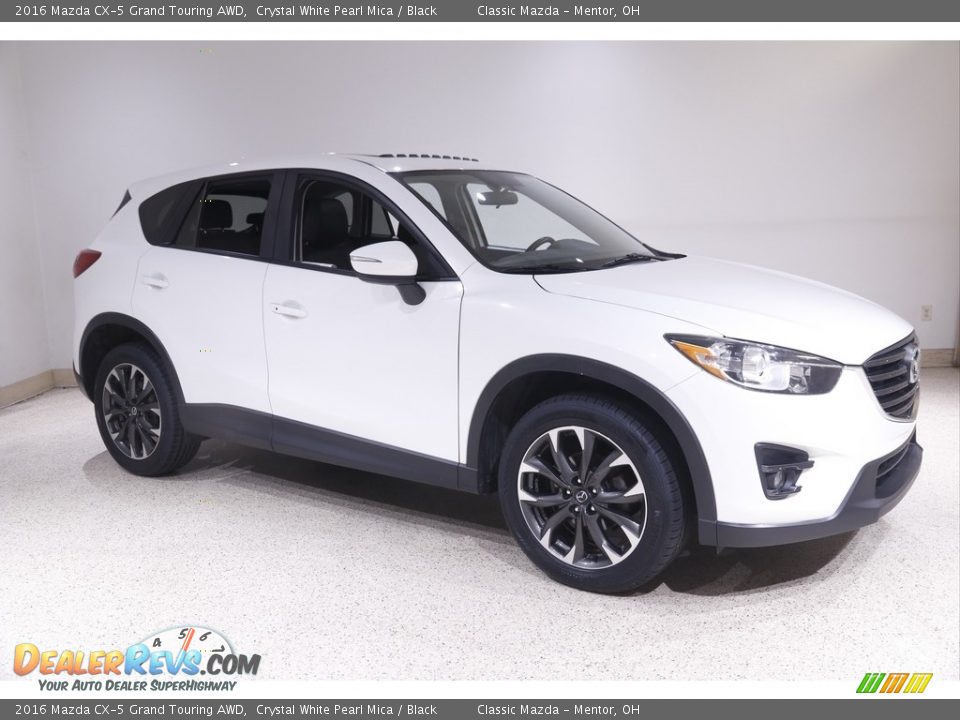 2016 Mazda CX-5 Grand Touring AWD Crystal White Pearl Mica / Black Photo #1