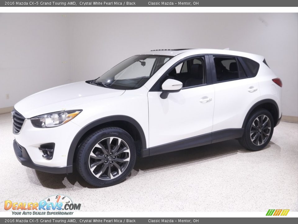 2016 Mazda CX-5 Grand Touring AWD Crystal White Pearl Mica / Black Photo #3