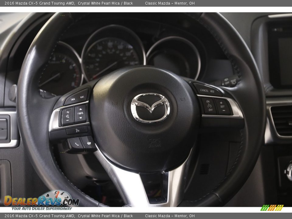 2016 Mazda CX-5 Grand Touring AWD Crystal White Pearl Mica / Black Photo #7