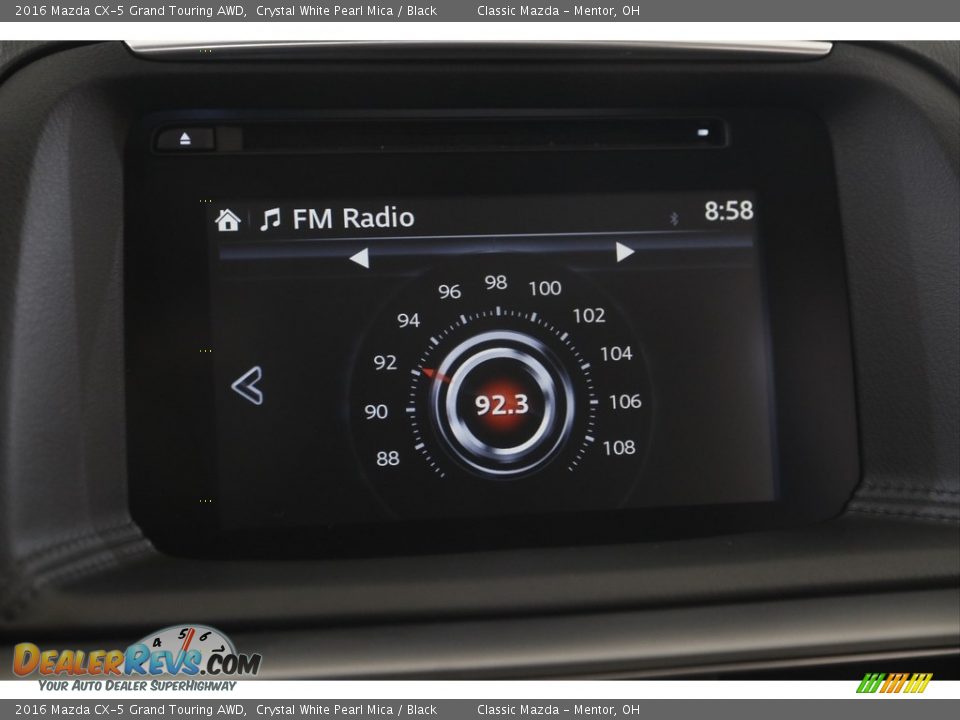 2016 Mazda CX-5 Grand Touring AWD Crystal White Pearl Mica / Black Photo #12