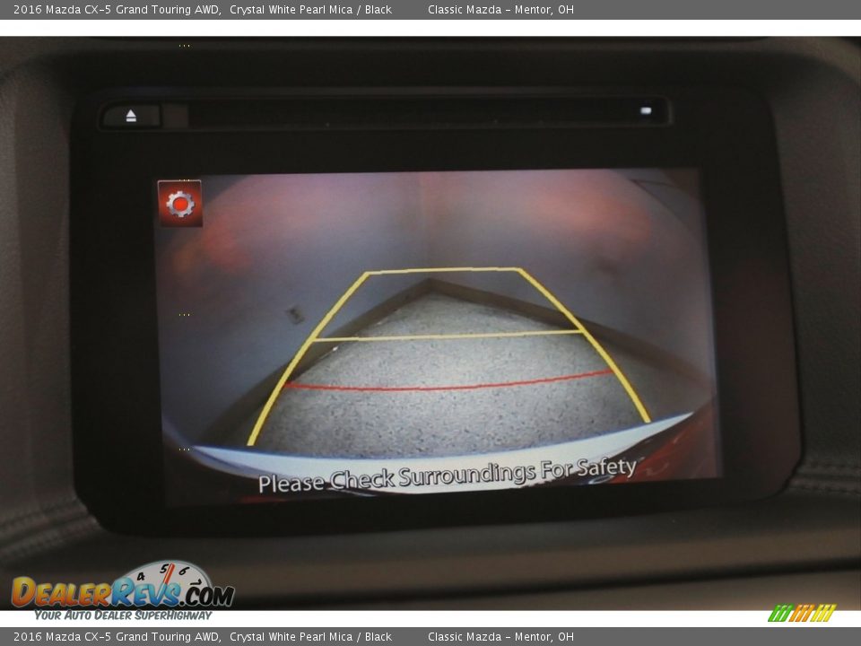 2016 Mazda CX-5 Grand Touring AWD Crystal White Pearl Mica / Black Photo #13
