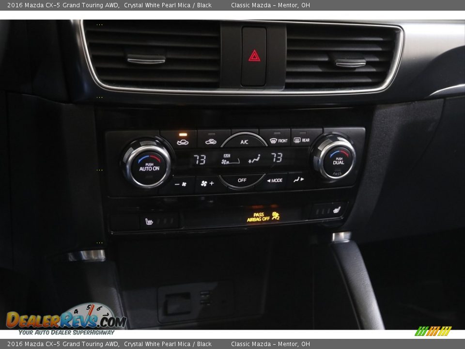 2016 Mazda CX-5 Grand Touring AWD Crystal White Pearl Mica / Black Photo #14