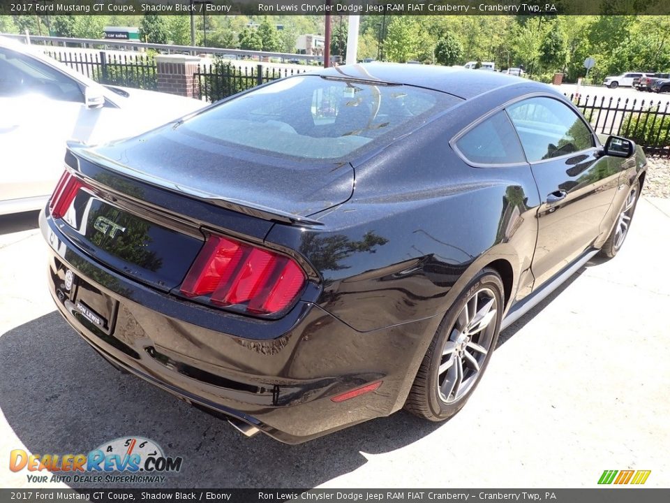 2017 Ford Mustang GT Coupe Shadow Black / Ebony Photo #5