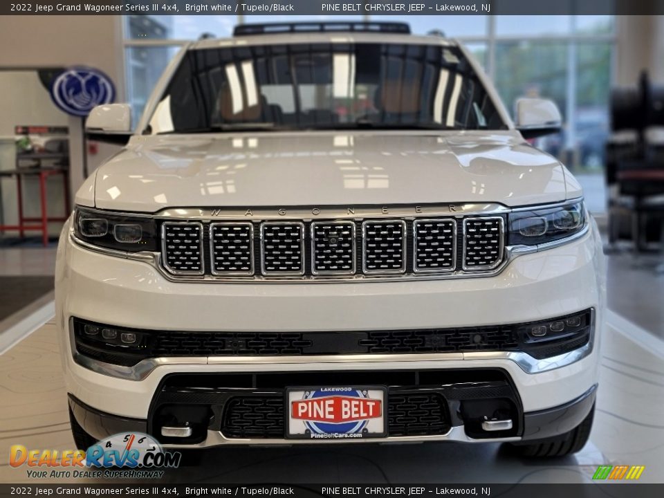 2022 Jeep Grand Wagoneer Series III 4x4 Bright white / Tupelo/Black Photo #3