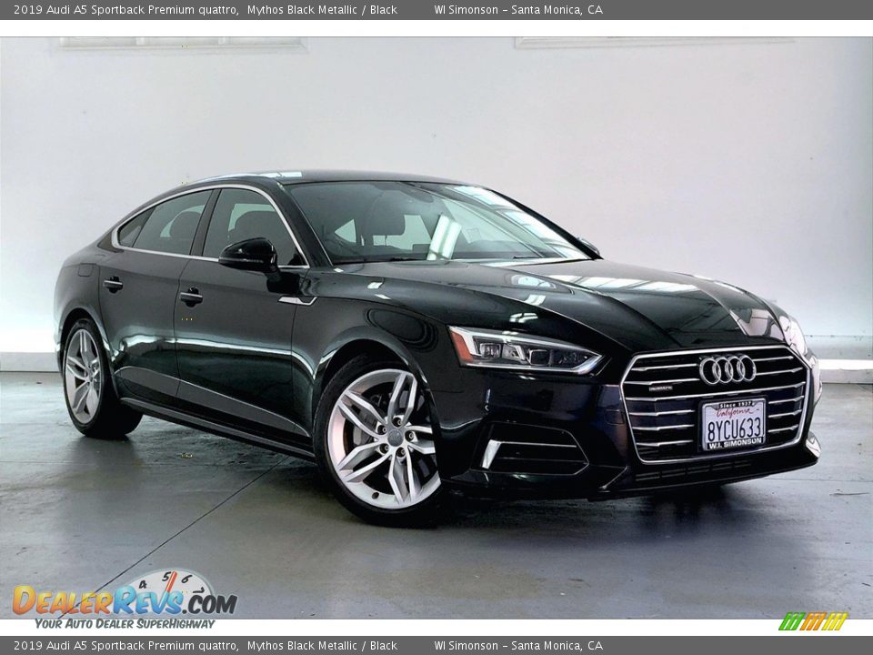 Mythos Black Metallic 2019 Audi A5 Sportback Premium quattro Photo #34