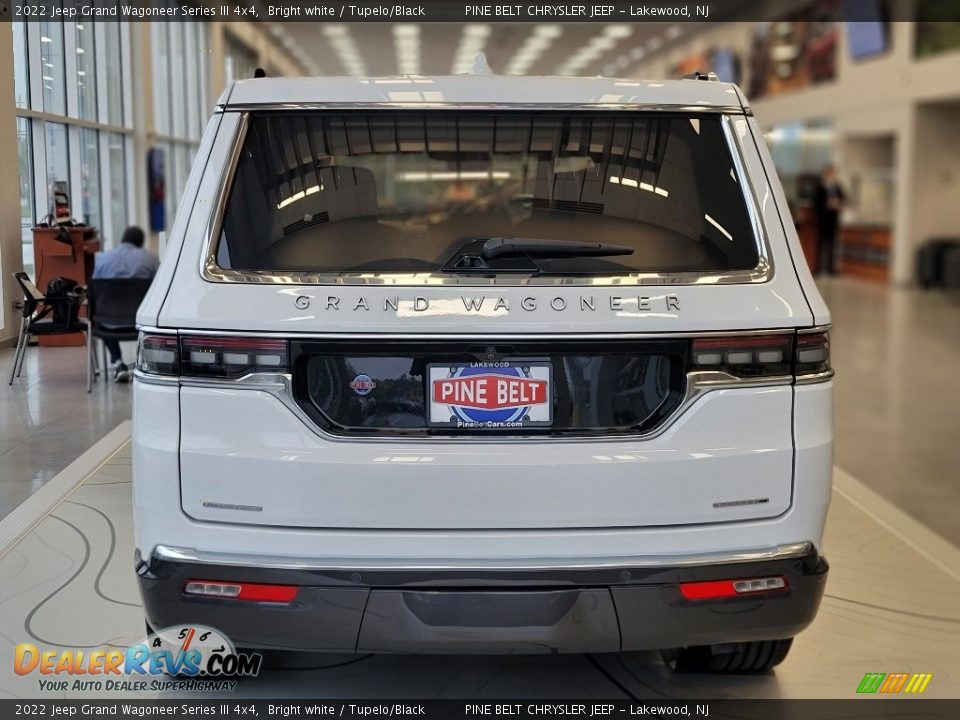 2022 Jeep Grand Wagoneer Series III 4x4 Bright white / Tupelo/Black Photo #7