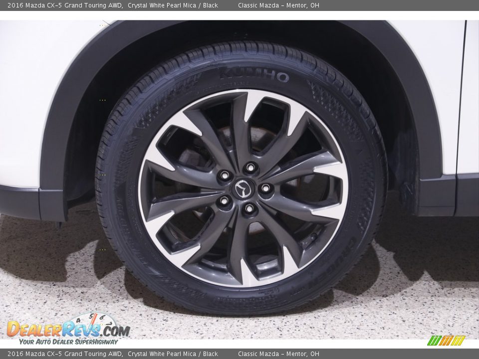 2016 Mazda CX-5 Grand Touring AWD Crystal White Pearl Mica / Black Photo #21