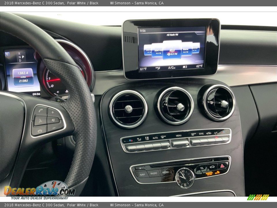 2018 Mercedes-Benz C 300 Sedan Polar White / Black Photo #5
