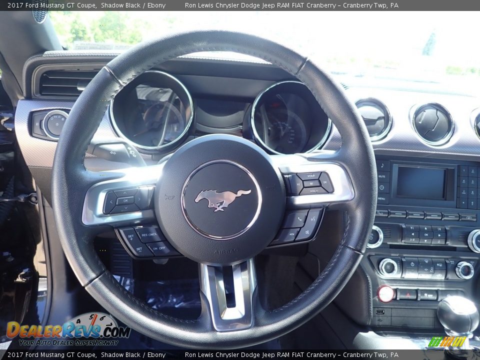 2017 Ford Mustang GT Coupe Shadow Black / Ebony Photo #19