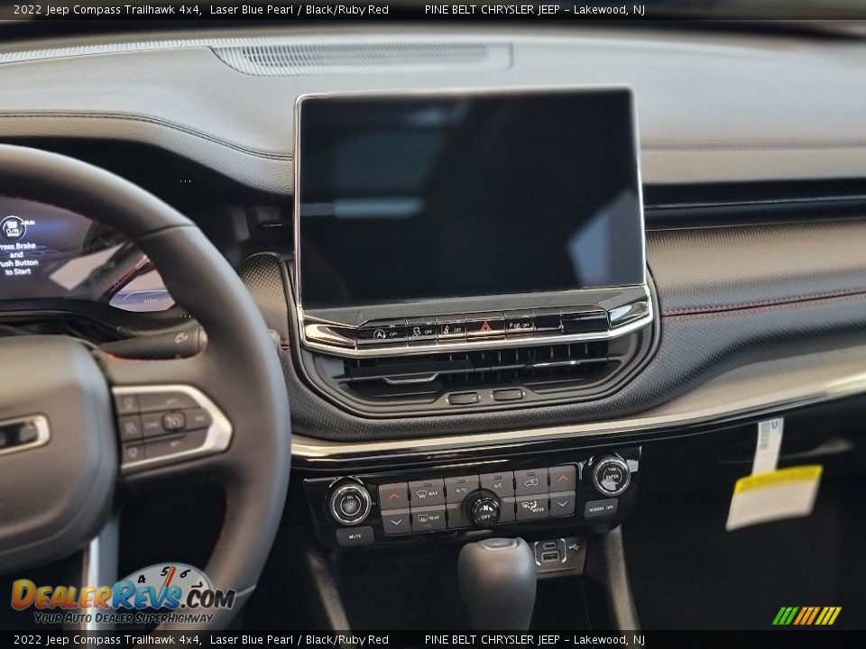 2022 Jeep Compass Trailhawk 4x4 Laser Blue Pearl / Black/Ruby Red Photo #10