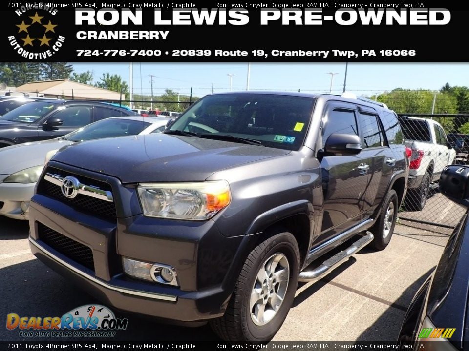 2011 Toyota 4Runner SR5 4x4 Magnetic Gray Metallic / Graphite Photo #1