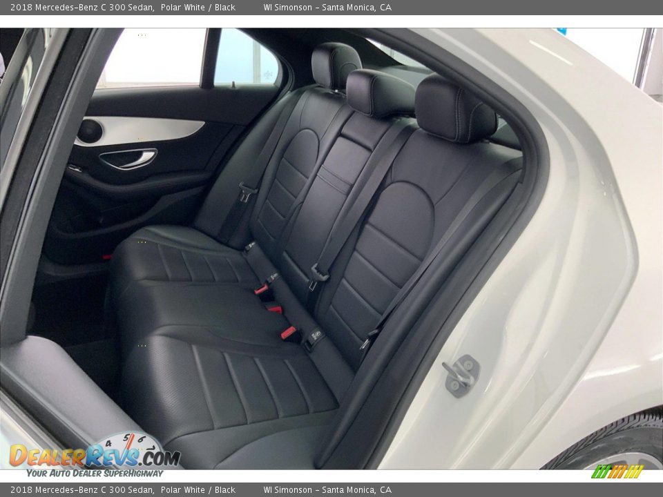 2018 Mercedes-Benz C 300 Sedan Polar White / Black Photo #20