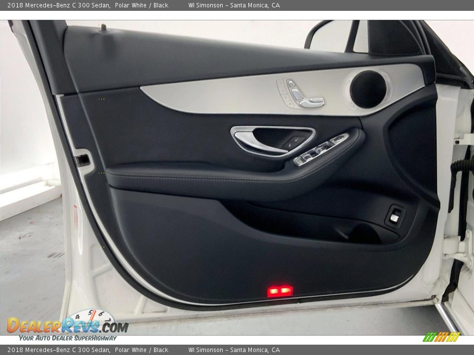 2018 Mercedes-Benz C 300 Sedan Polar White / Black Photo #26