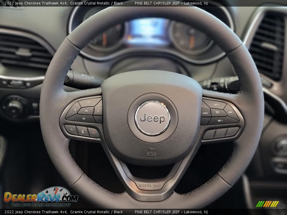 2022 Jeep Cherokee Trailhawk 4x4 Steering Wheel Photo #11