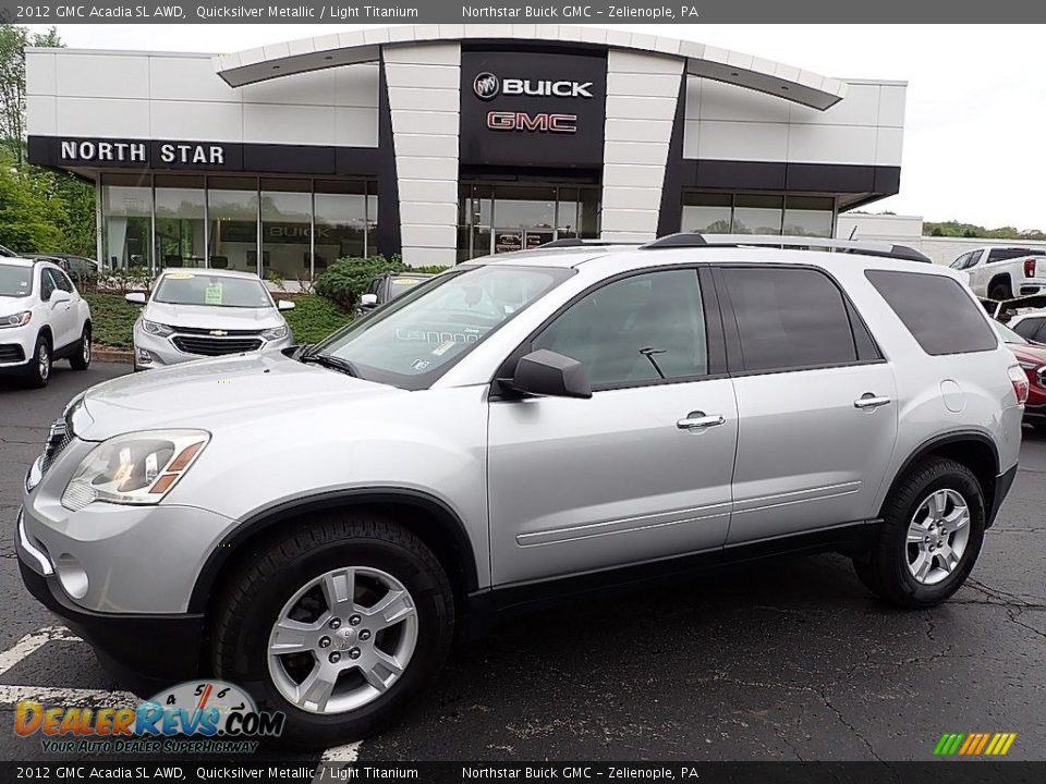 2012 GMC Acadia SL AWD Quicksilver Metallic / Light Titanium Photo #1