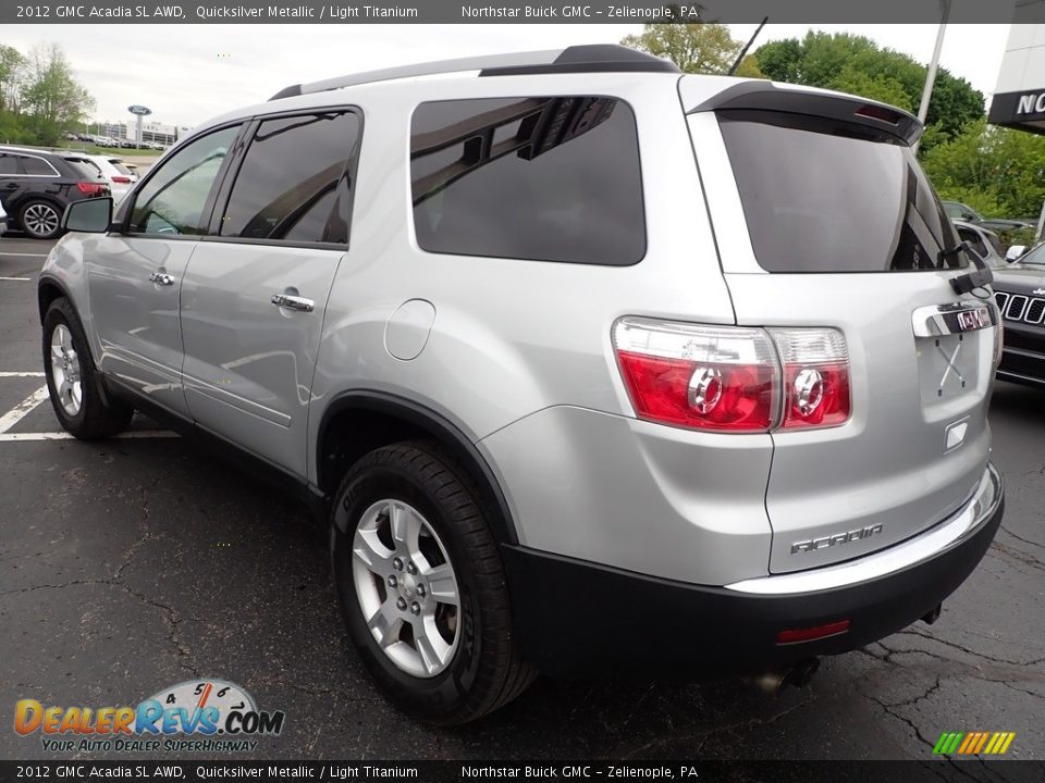 2012 GMC Acadia SL AWD Quicksilver Metallic / Light Titanium Photo #3