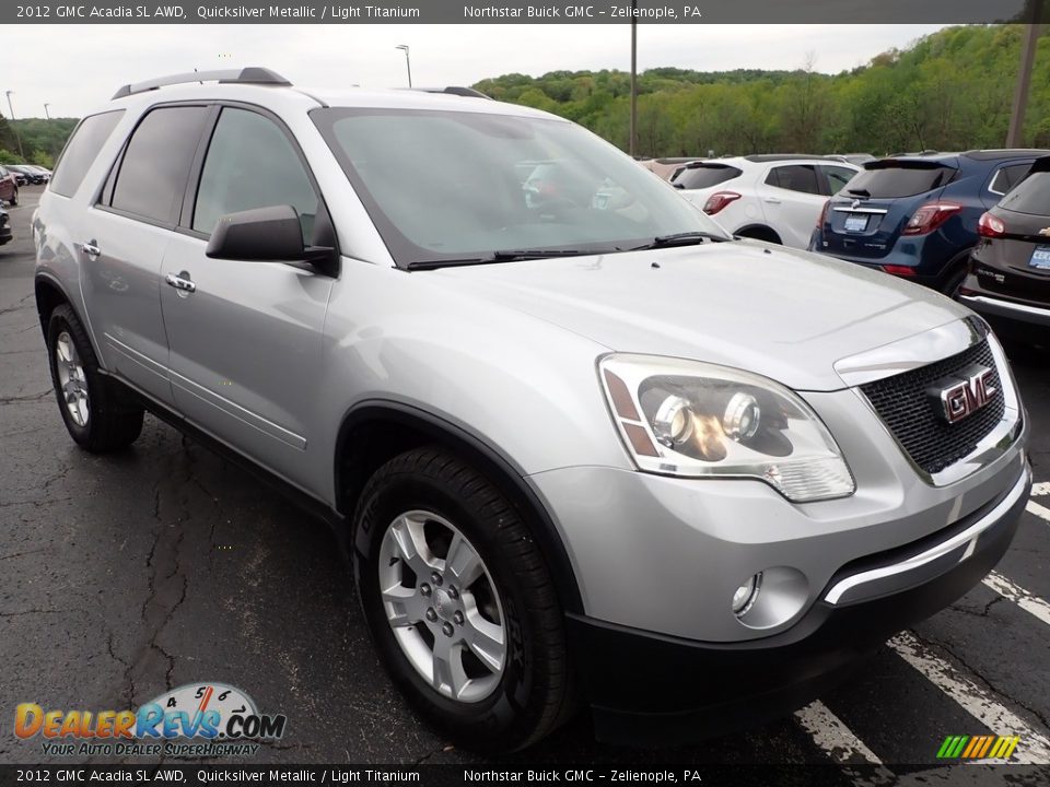 2012 GMC Acadia SL AWD Quicksilver Metallic / Light Titanium Photo #9