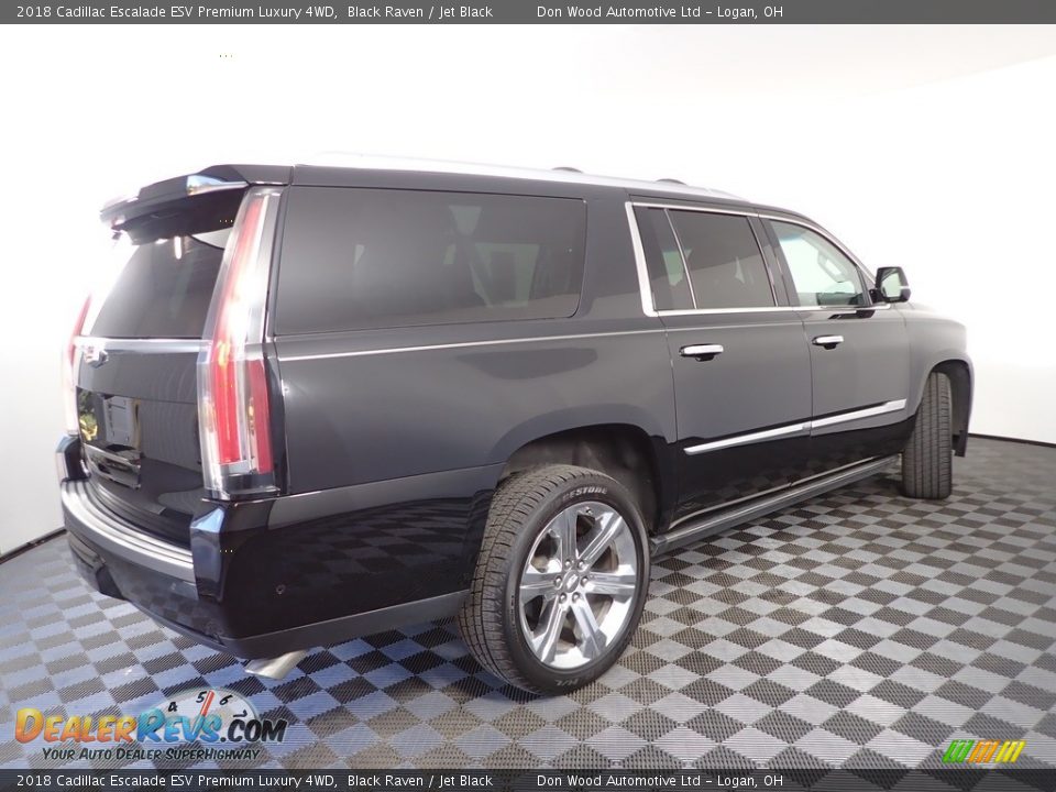 2018 Cadillac Escalade ESV Premium Luxury 4WD Black Raven / Jet Black Photo #17