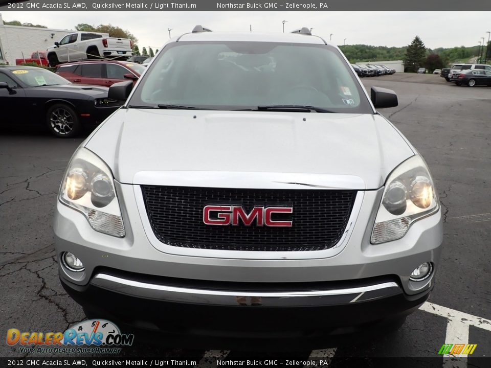 2012 GMC Acadia SL AWD Quicksilver Metallic / Light Titanium Photo #10