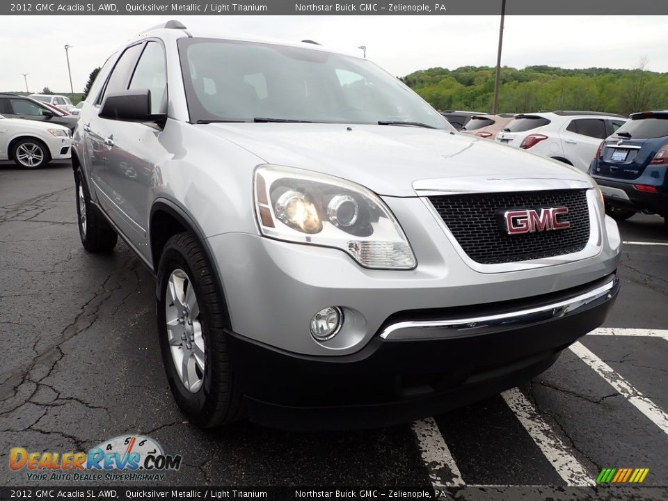 2012 GMC Acadia SL AWD Quicksilver Metallic / Light Titanium Photo #11