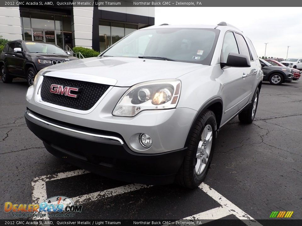 2012 GMC Acadia SL AWD Quicksilver Metallic / Light Titanium Photo #12