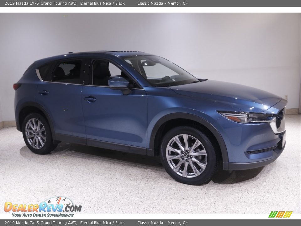 2019 Mazda CX-5 Grand Touring AWD Eternal Blue Mica / Black Photo #1