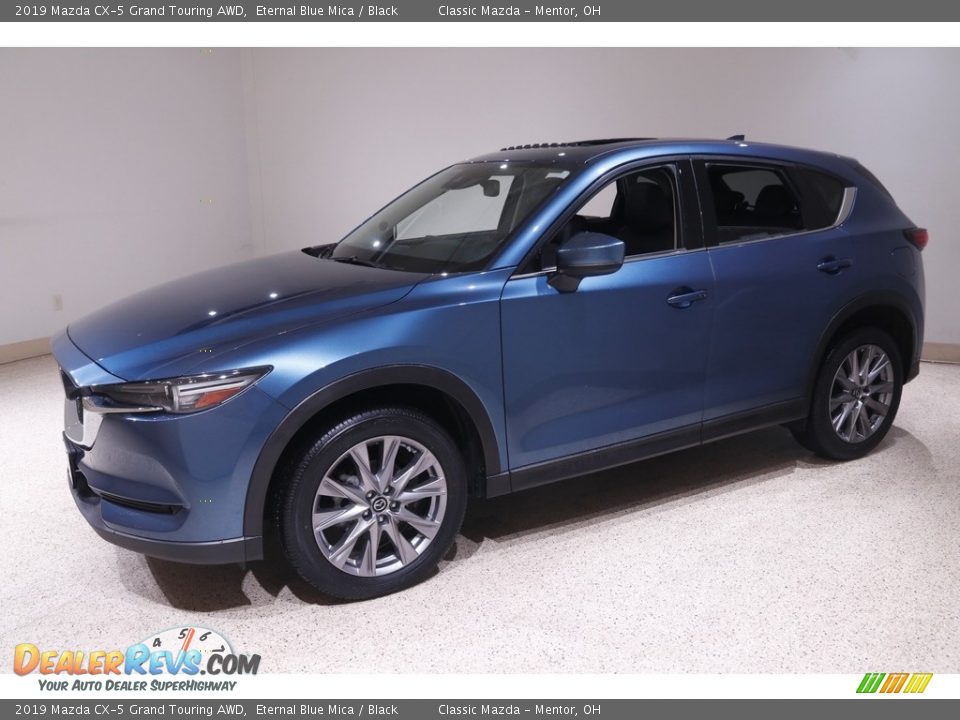 2019 Mazda CX-5 Grand Touring AWD Eternal Blue Mica / Black Photo #3