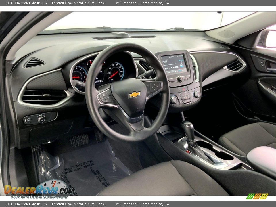 2018 Chevrolet Malibu LS Nightfall Gray Metallic / Jet Black Photo #14