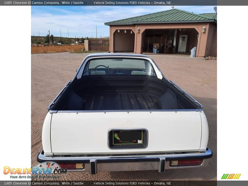 1985 Chevrolet El Camino Conquista White / Saddle Photo #9