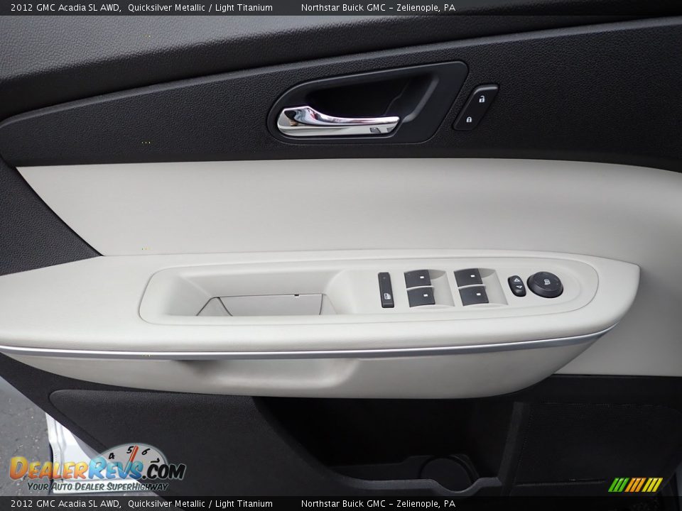 2012 GMC Acadia SL AWD Quicksilver Metallic / Light Titanium Photo #22