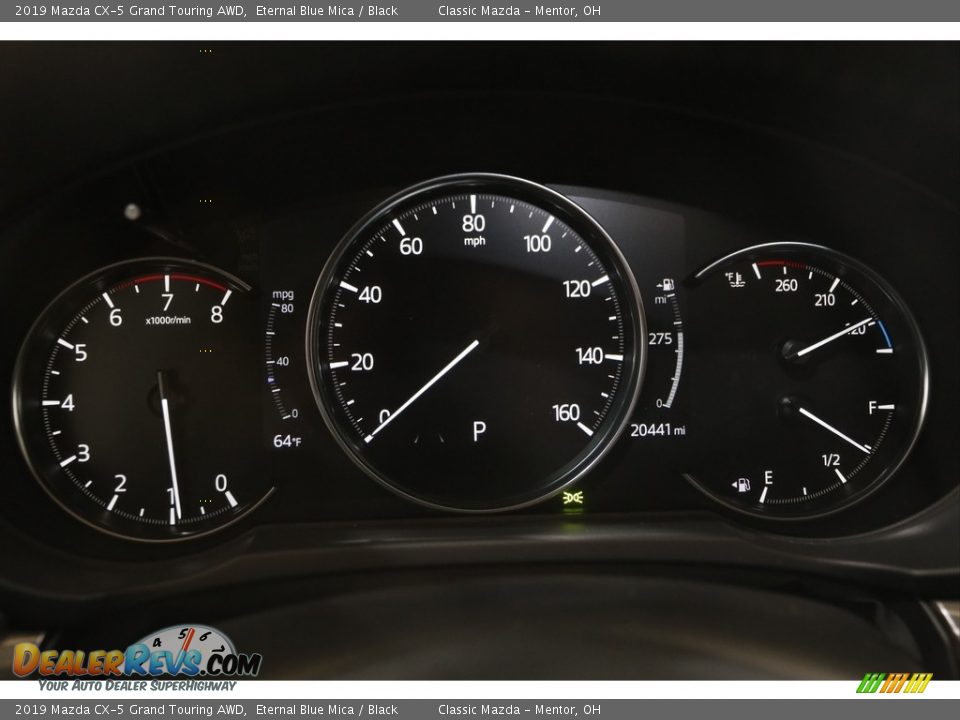 2019 Mazda CX-5 Grand Touring AWD Eternal Blue Mica / Black Photo #8
