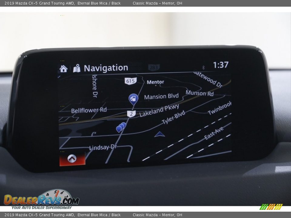 2019 Mazda CX-5 Grand Touring AWD Eternal Blue Mica / Black Photo #12